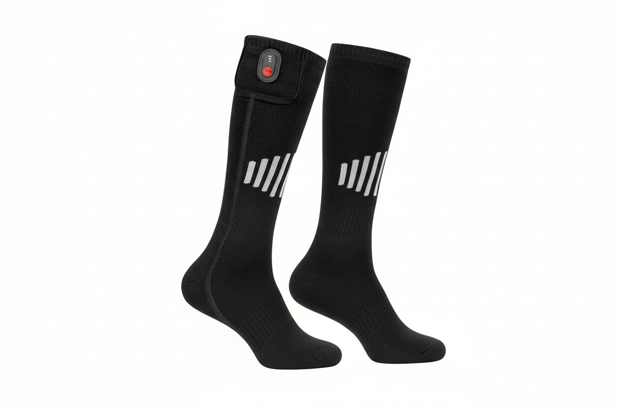 Winter Heated Socks With Battery Box Thermal Socks Women Men Heating Foot Warmer Electric Fever Socks Hiking Ski Warm Outdoor